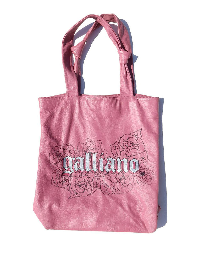 Y2K Galliano Leather Tote - DMT VINTAGE